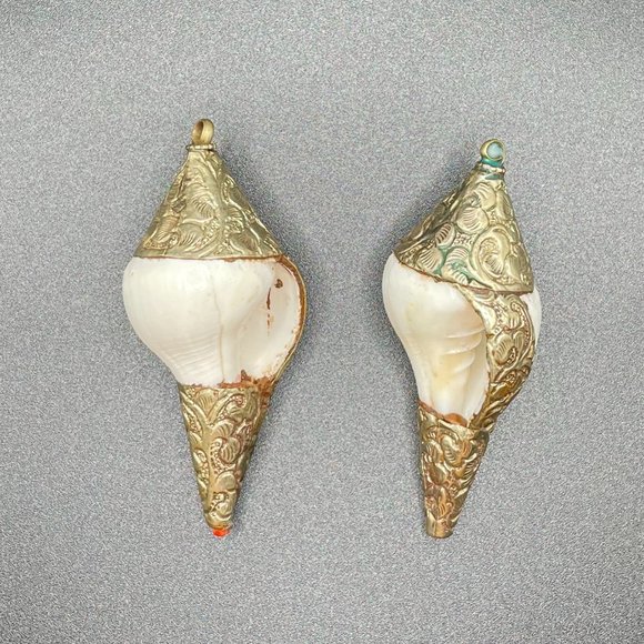 Vintage sea snail decor - Picture 4 of 4